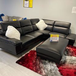 COMFY NEW RIO SECTIONAL SOFA AND OTTOMAN SET ON SALE ONLY $899. IN STOCK SAME DAY DELIVERY 🚚 FINANCING AVAILABLE 