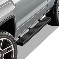 4 inches Black Running Boards For 07-18 Chevy Silverado Extended Cab