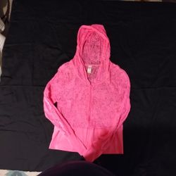 Junior's Lace Hoodie Jacket Extra Large Like New