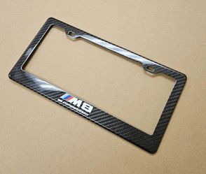 BRAND NEW BMW M8 M COMPETITION 100% Real Carbon Fiber License Plate Frame Tag Cover Original 3K