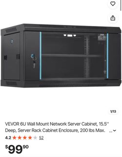 Wall Mount Server Cabinet READ DESCRIPTION