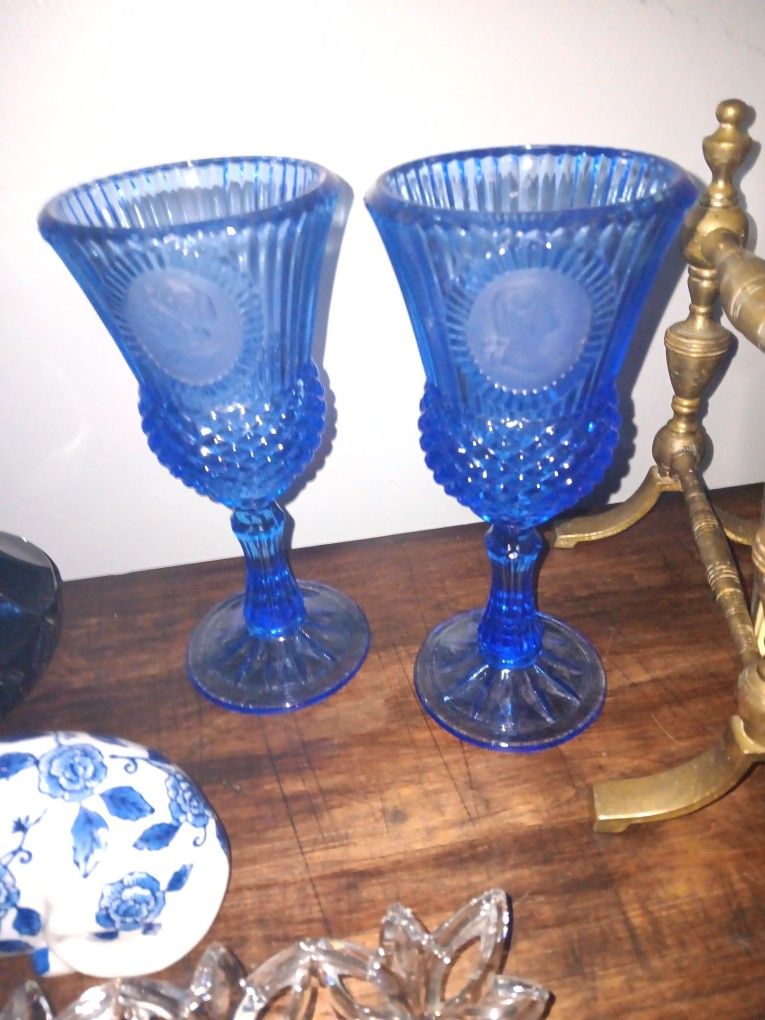 Vintage Avon Fostoria Set Of Two