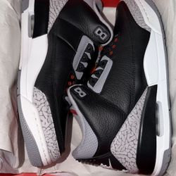 Air Jordan 3 Black Cement(2024) Size 10