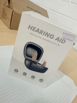 Adult BTE Rechargeable Hearing Aid Set, Noise Control, Charging Case, CE