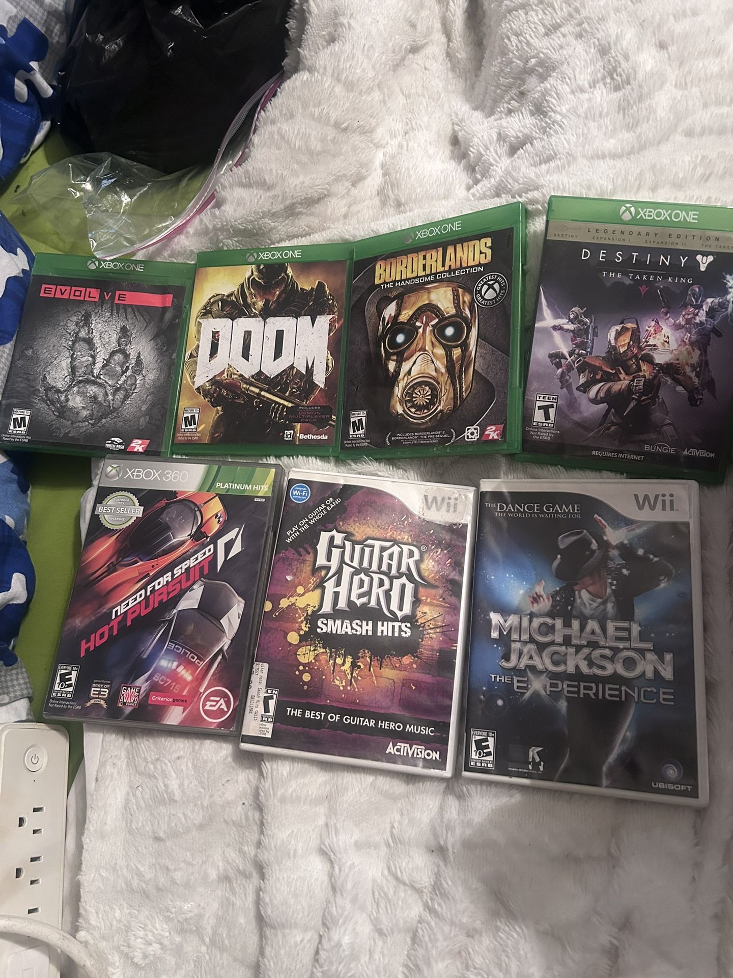 Xbox 1 And Wii Games