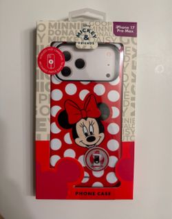 Disney Minnie Mouse iPhone 17pro max case