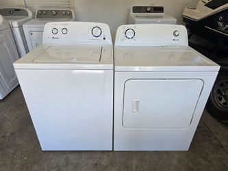 Amana Top-Load Washer and electric dryer set