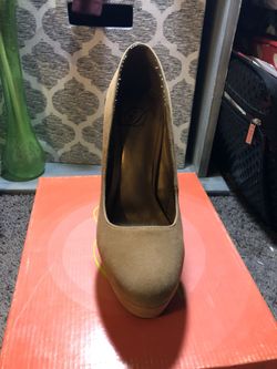Taupe colored heels
