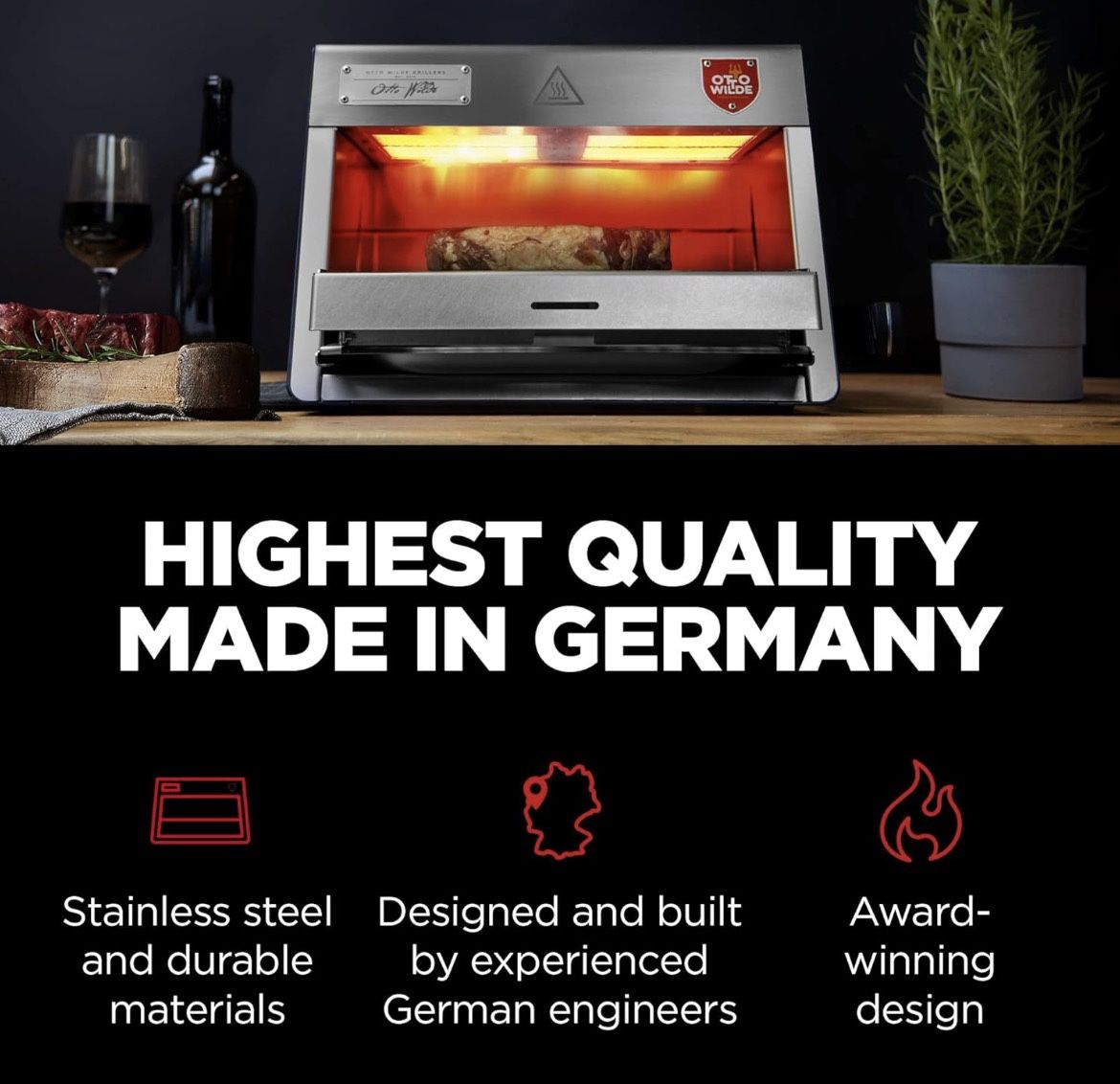 Infrared Grill Otto Wilde Pro