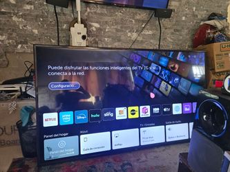 75" LG smart tv with remote