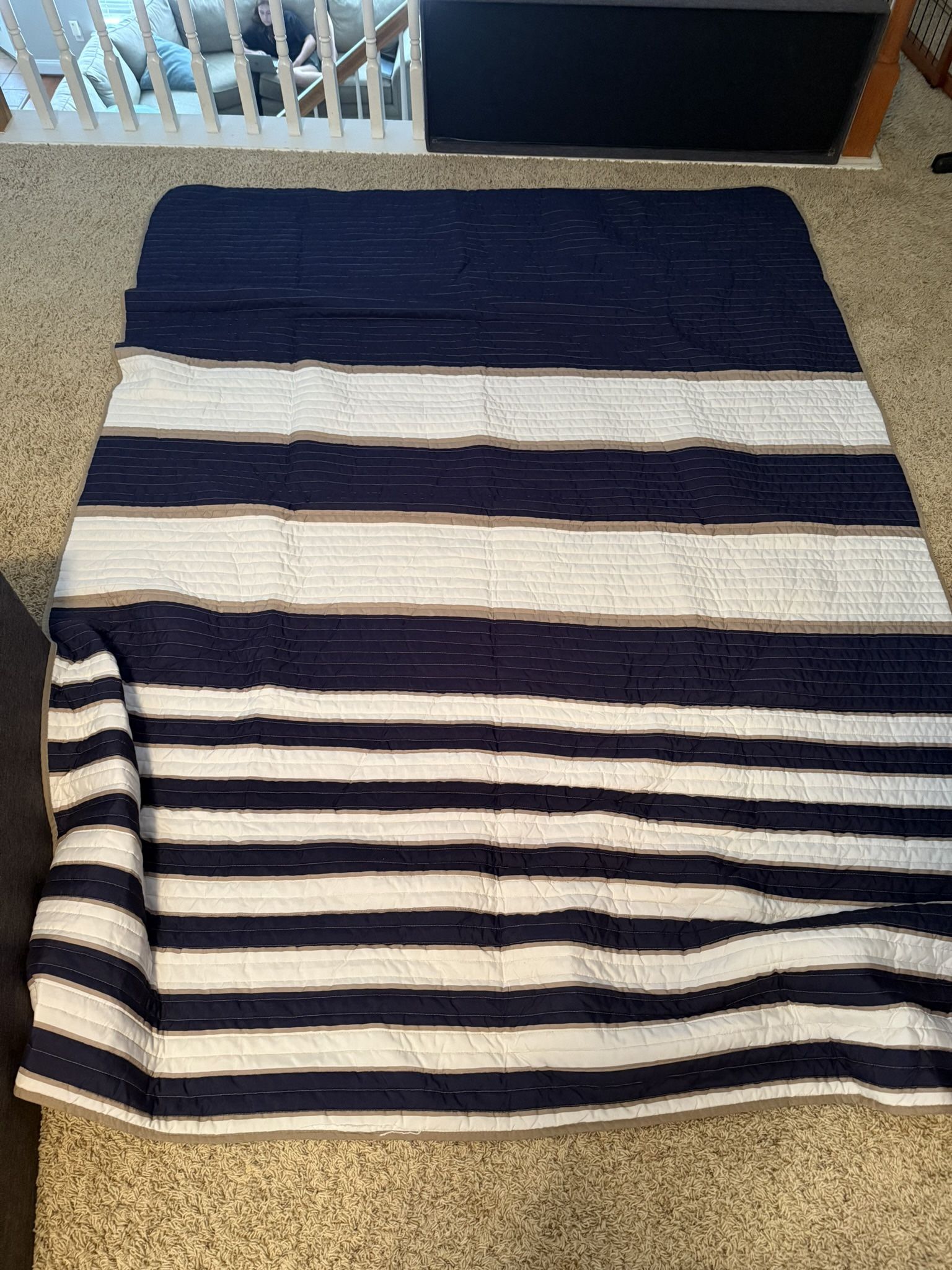 Twin Bed Quilt And Pillow Case