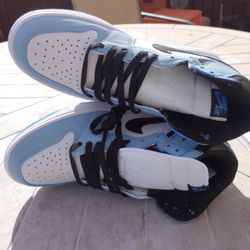 Air Jordan's Light Blue Size 9.5
