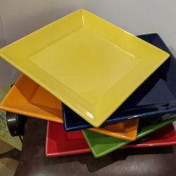 Vintage Homer Laughlin Square Plates 