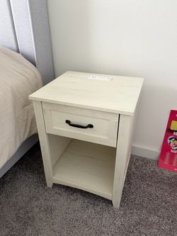 Nightstand with Built-in Charging Station