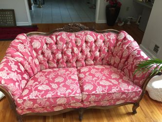 Floral Printed Love Seat
