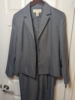 Norton Mcnaughton Women's Sz 8 Top Sz 6 Pants Two Piece Jacket Suit Set