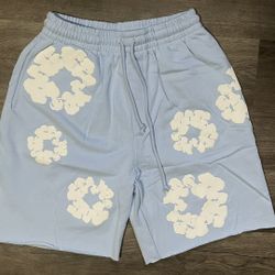 Denim Tear Sky Blue Shorts SMALL