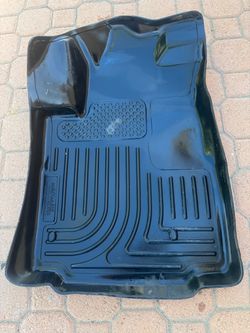 Husky Liners WeatherBeater Driver Side Floor Mat – Fits 2009-2015 Honda Pilot Genuine Husky Liners WeatherBeater all-weather floor liner – Driver Side