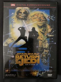 Star Wars Return of the Jedi Blue Ray Disc DVD Episode 6th