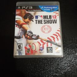 MLB 12 THE SHOW PS3 Video Game