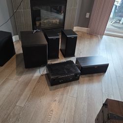 Title: Klipsch RP Home Theater Speakers + FREE Denon Receiver – $400 OBO
