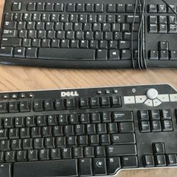 Dell bT Keyboard And Logitech Wired Keyboard $20