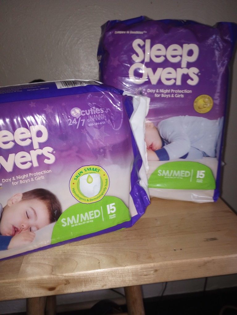 Baby Pampers Size Sm/Med Size 15lbs