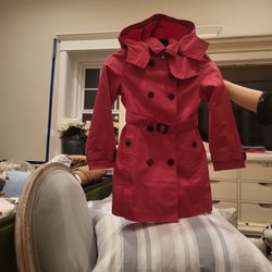 Burberry Salmon Pink Kids Trenchcoat