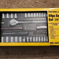 Socket Set, 50 piece, Brand New