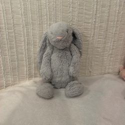 Jellycat bashful silver bunny RARE