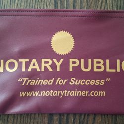 Notary Supply Zipper Case 