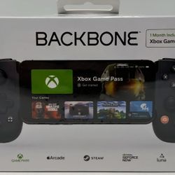 New Backbone BB-02-B-XW One Lightning, Mobile Gaming Controller for iPhone Black