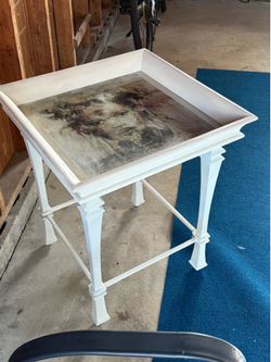 Antique table with African-American design Antique table with African-American