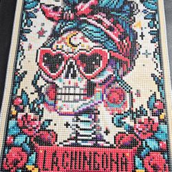 Diamond Painting "La Chingona" Skull