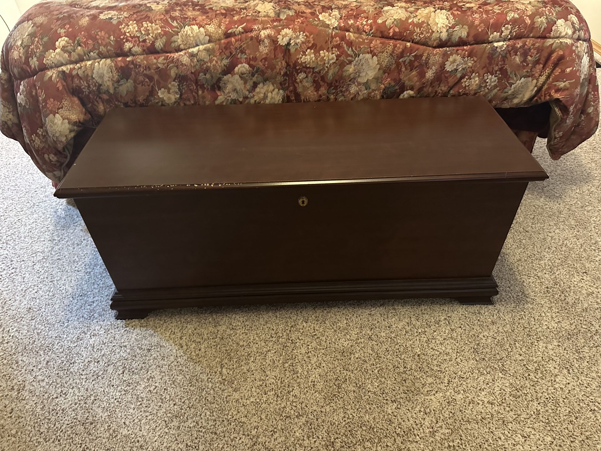 Storage Chest measures 47”Lx20”Hx17”W from smoke and pet free home. Heavy and contents are not included. PU in Kennewick near Canyon Lakes Golf Cour