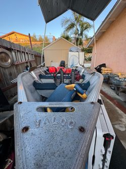 Valco 14ft with 15 Evinrude and trailer