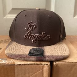 Los Angeles Lakers Brown Hat Snapback (1)