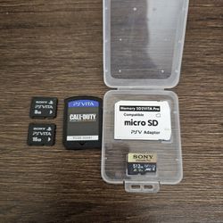 PS VITA Games & memory  Cards