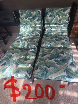 Set Sunbathing Chairs