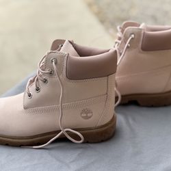 Pink Timberland Boots