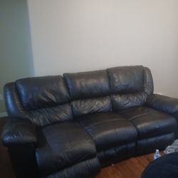 Big Comfy Leather Couch