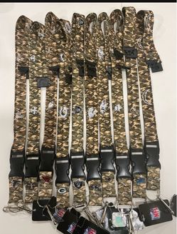 NFL Camouflage Lanyards New!