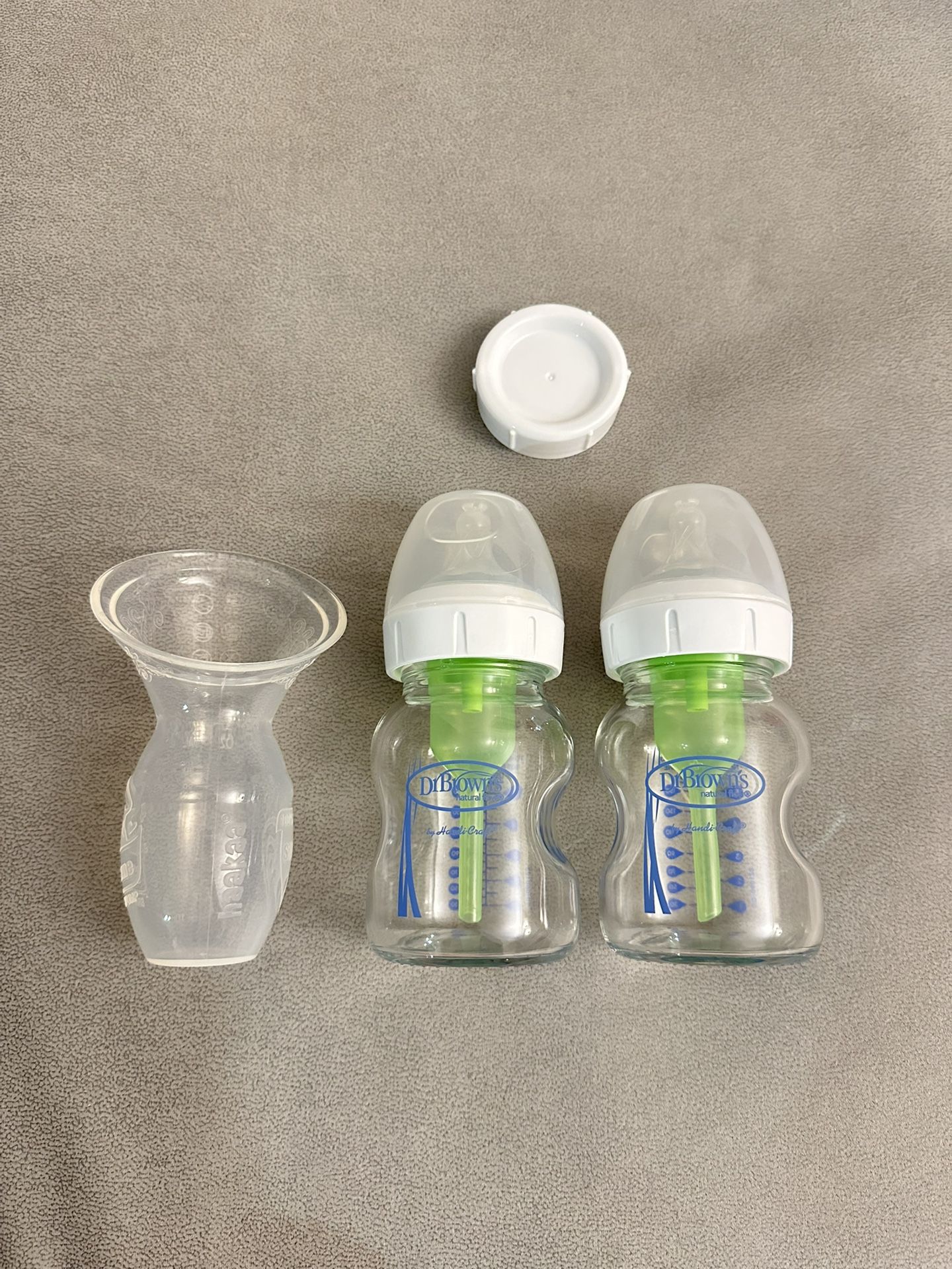 Baby Bottle And Manual Breast Pump