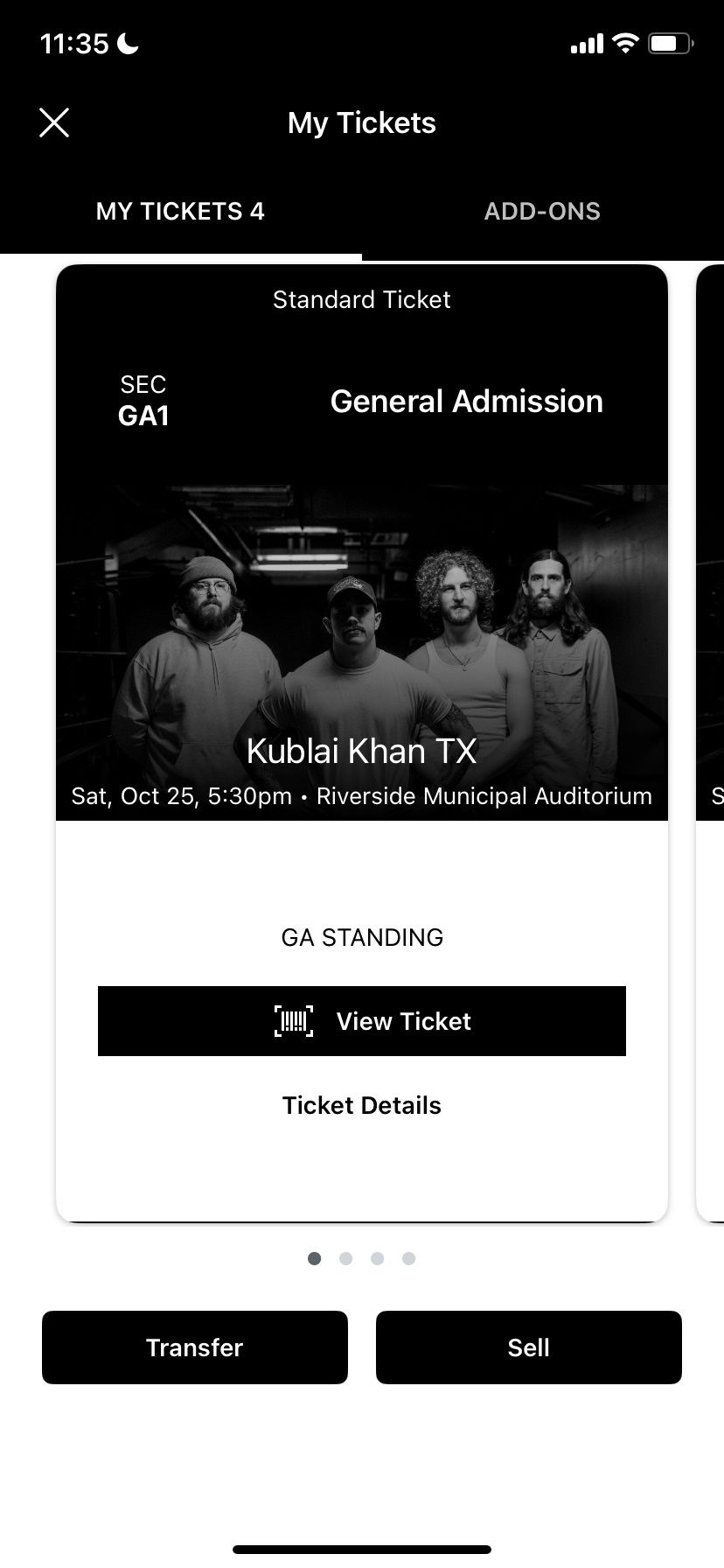 Kublai Khan Tx  Tickets