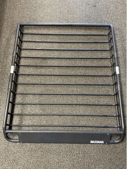 MaxxHaul Steel Roof Rack Cargo Basket