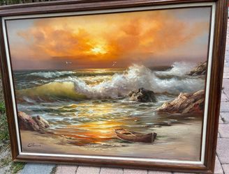 Oil painting on canvas