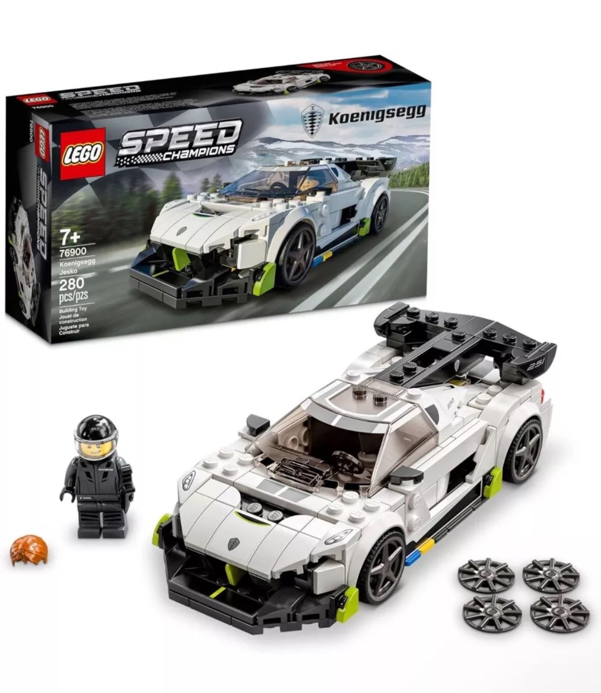 Lego Speed Champions 76900 Koenigsegg Jesko 280 Pieces Retired Sealed NEW