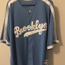 Brooklyn Dodgers light blue Baseball jersey 