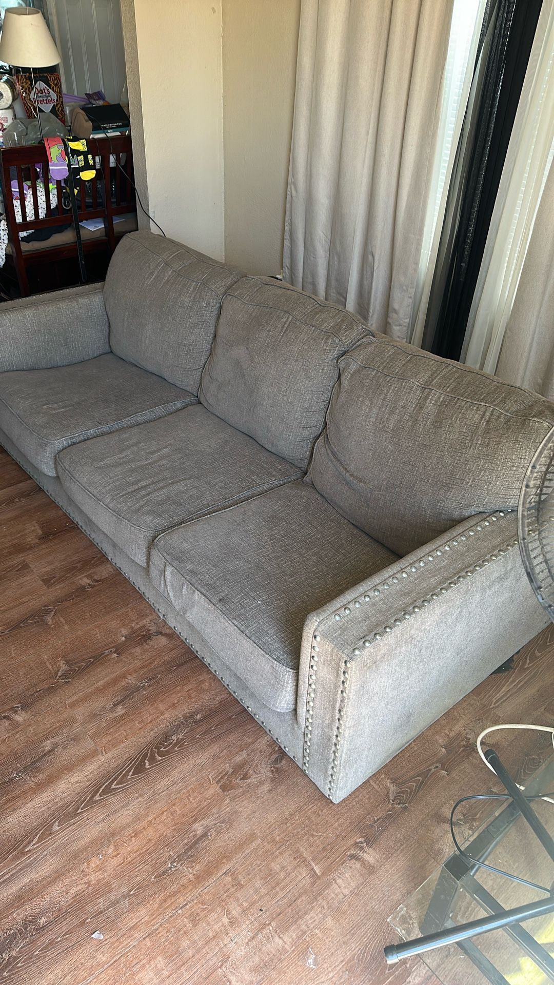 Medium Small Grey Couch