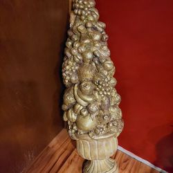 House Decor, Made Of Mix Sculptural Material, Could Be Hanged On The Wall ( Has Hooks)